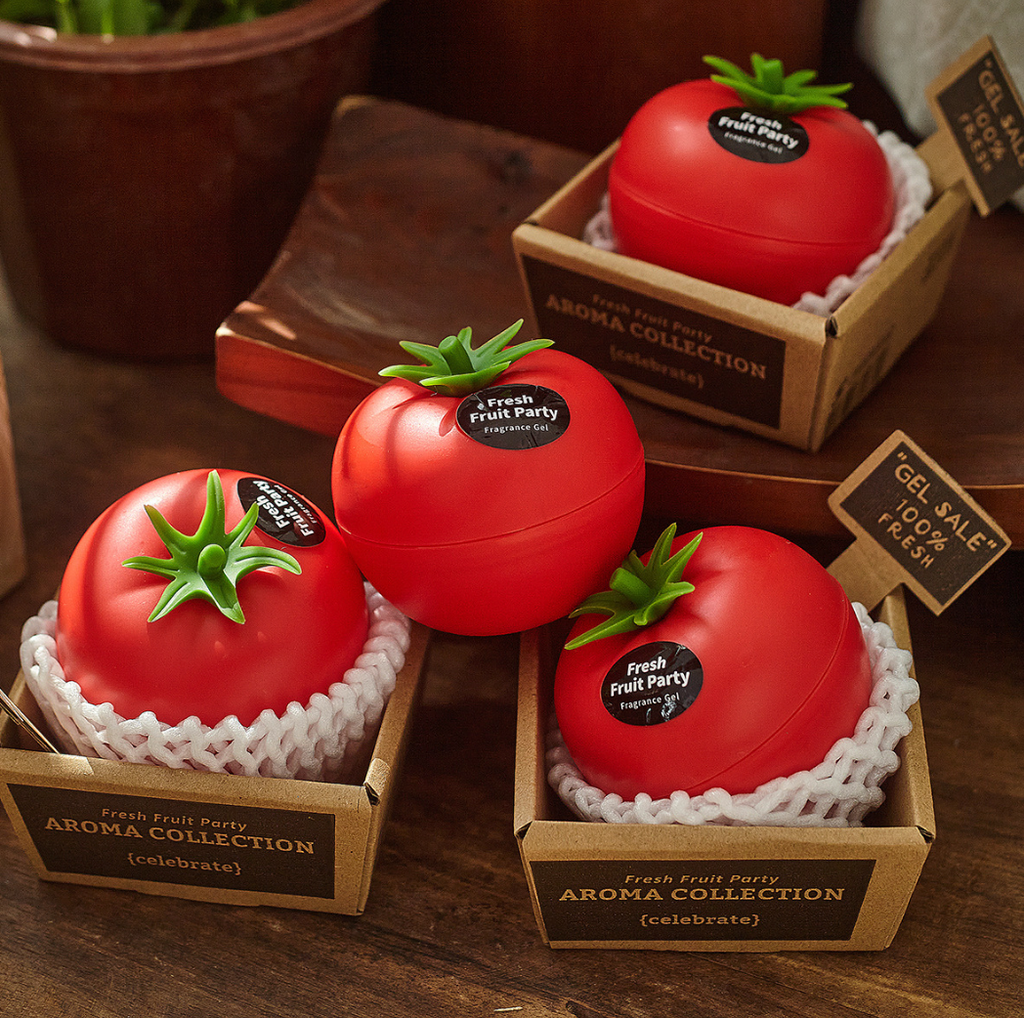 Tomato Shaped Solid Gel Fragrance Aromatherapy Air Freshener