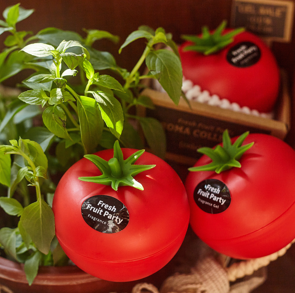 Tomato Shaped Solid Gel Fragrance Aromatherapy Air Freshener