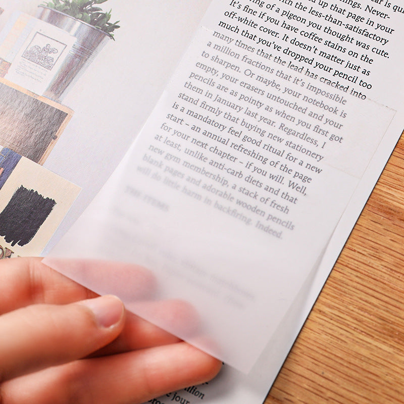 Transparent PET Sticky Notes