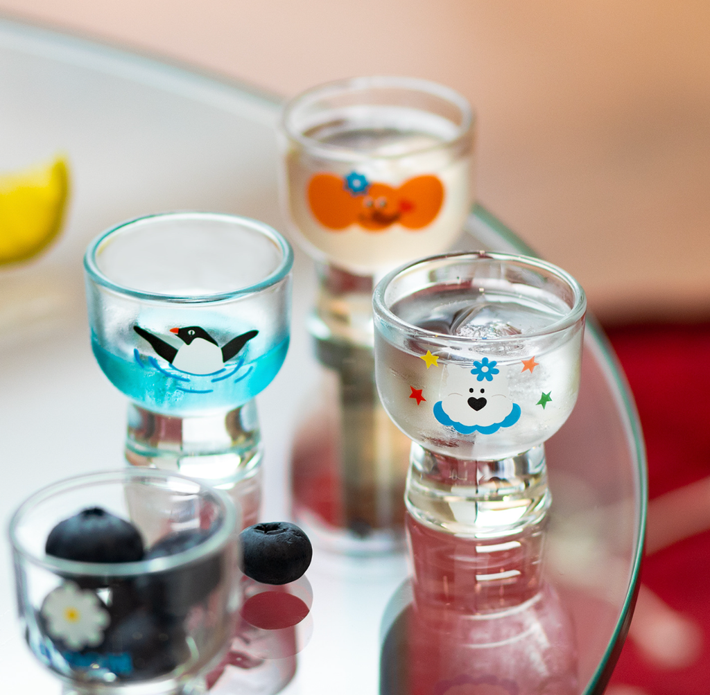 Cute Animal 50ml Shot Glass & Soju Cup Set – Drink to Happiness